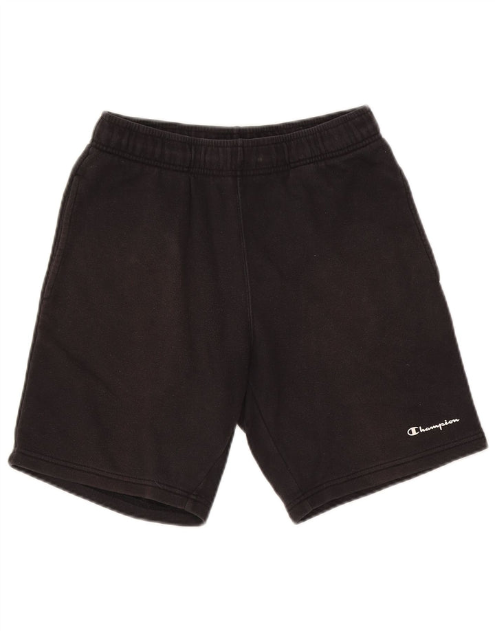 Pantaloncini sportivi da uomo Champion piccoli in cotone nero