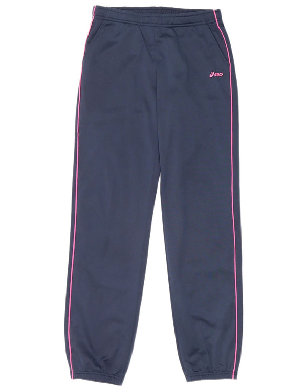 Pantaloni da tuta da donna Asics Joggers UK 12 Medium Blu Navy Poliestere
