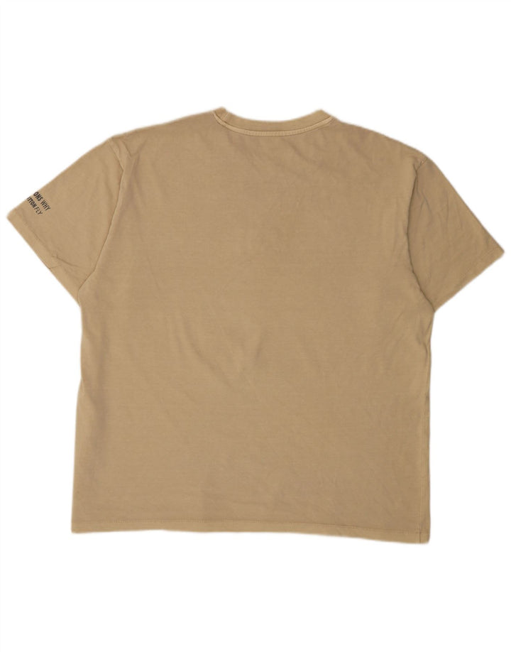 T-shirt grafica da uomo Levi's Top grande in cotone beige