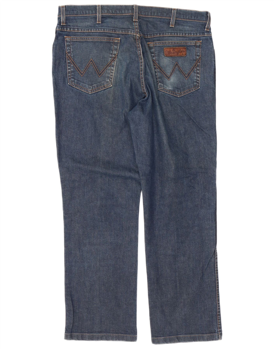 Jeans dritti elasticizzati Texas da uomo Wrangler W38 L29 cotone blu