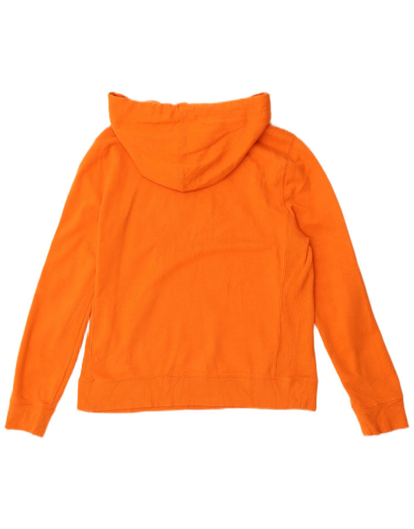Maglione con cappuccio grafico da donna Tommy Hilfiger UK 10 piccolo cotone arancione
