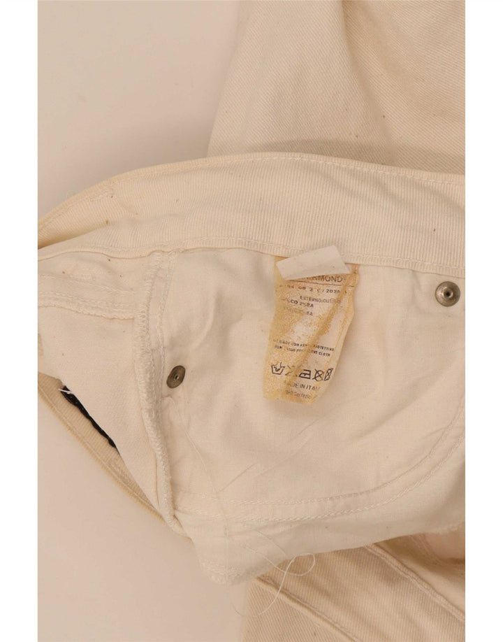 Jeans dritti da donna Richmond W29 L33 cotone bianco