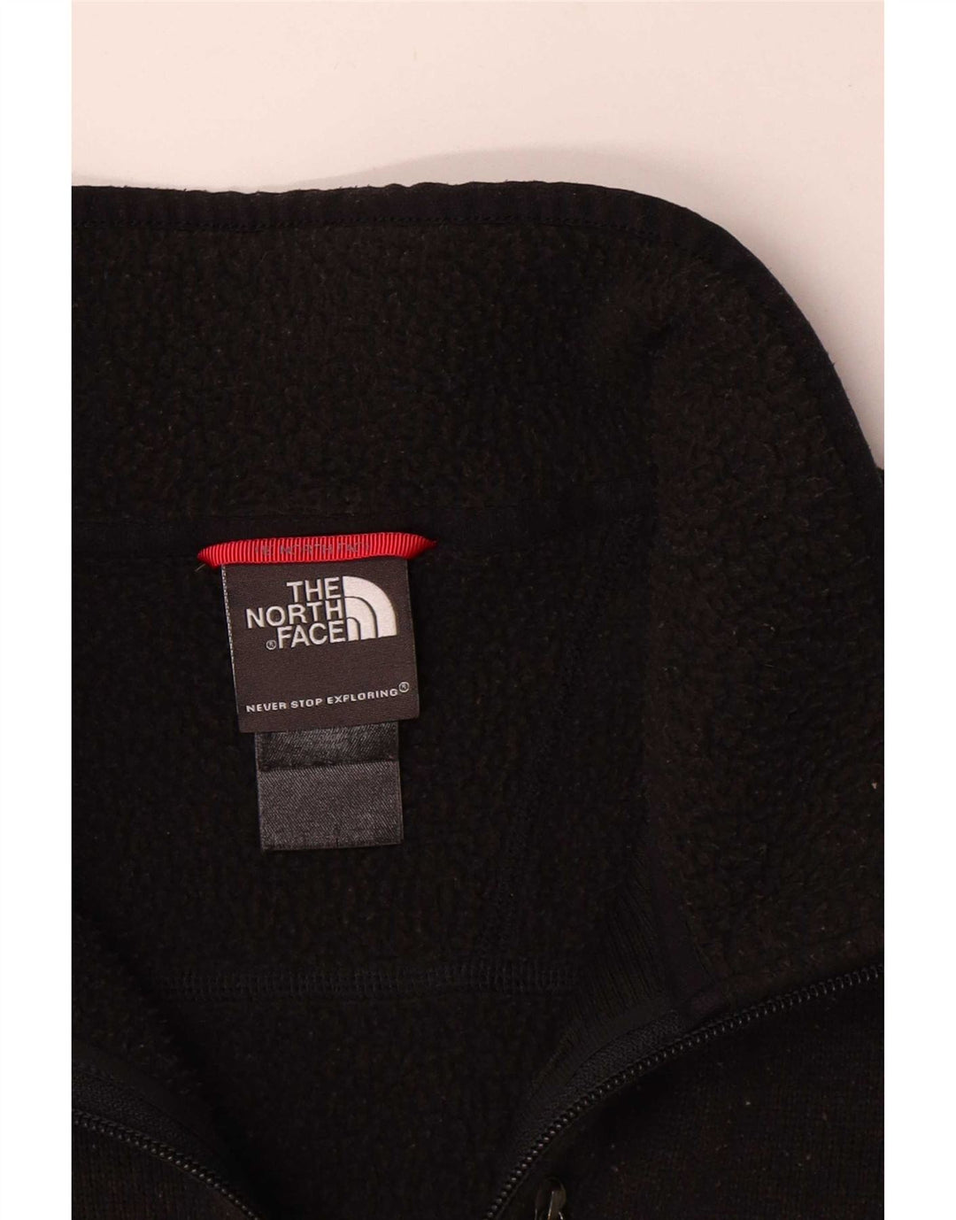 Maglione maglione con zip da uomo The North Face nero medio