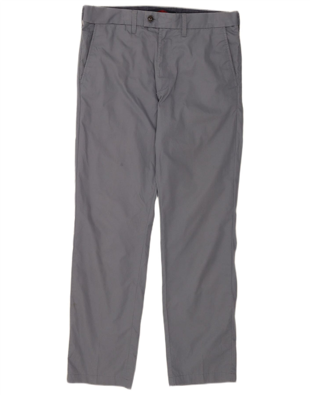 Pantaloni chino dritti da uomo Marks & Spencer W32 L31 cotone blu