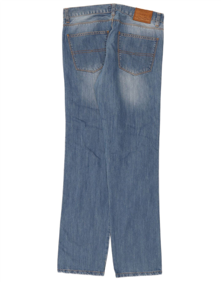 Jeans dritti da uomo Gant W32 L33 in cotone blu