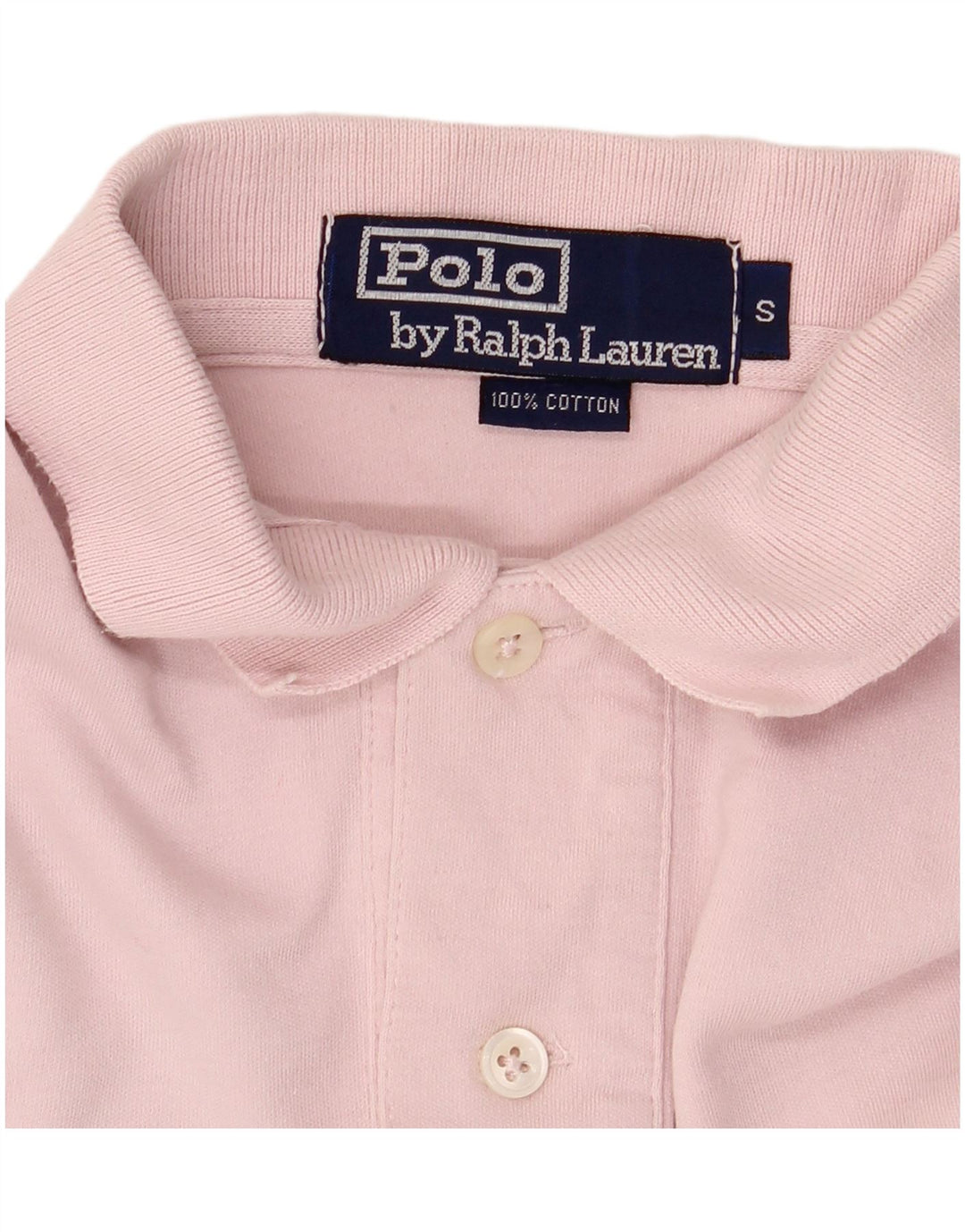 POLO RALPH LAUREN Polo da uomo piccola in cotone rosa