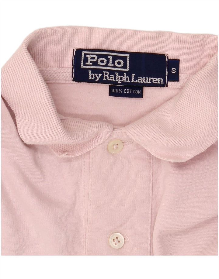 POLO RALPH LAUREN Polo da uomo piccola in cotone rosa