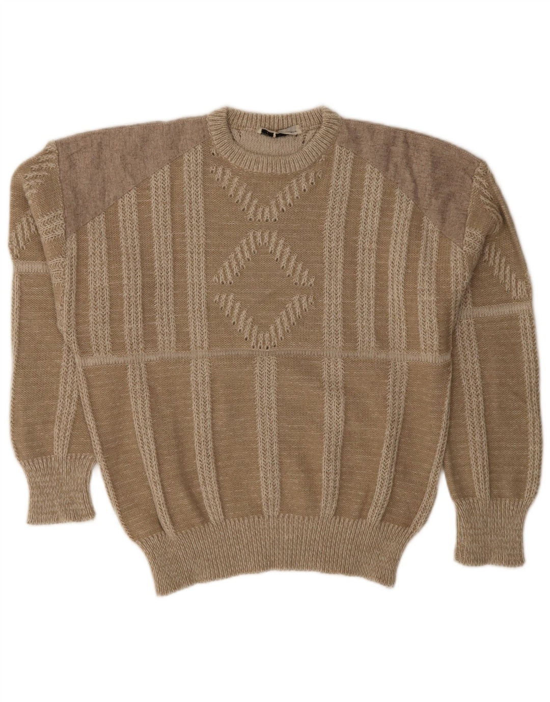 Oscar Forghieri Maglione girocollo da uomo a righe grandi verdi