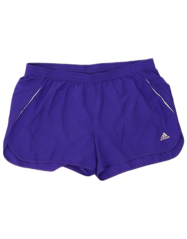 Pantaloncini sportivi ADIDAS Climalite da donna UK 18 XL Poliestere viola