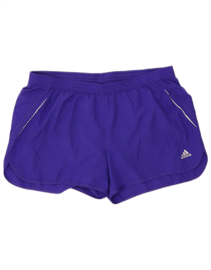Pantaloncini sportivi ADIDAS Climalite da donna UK 18 XL Poliestere viola