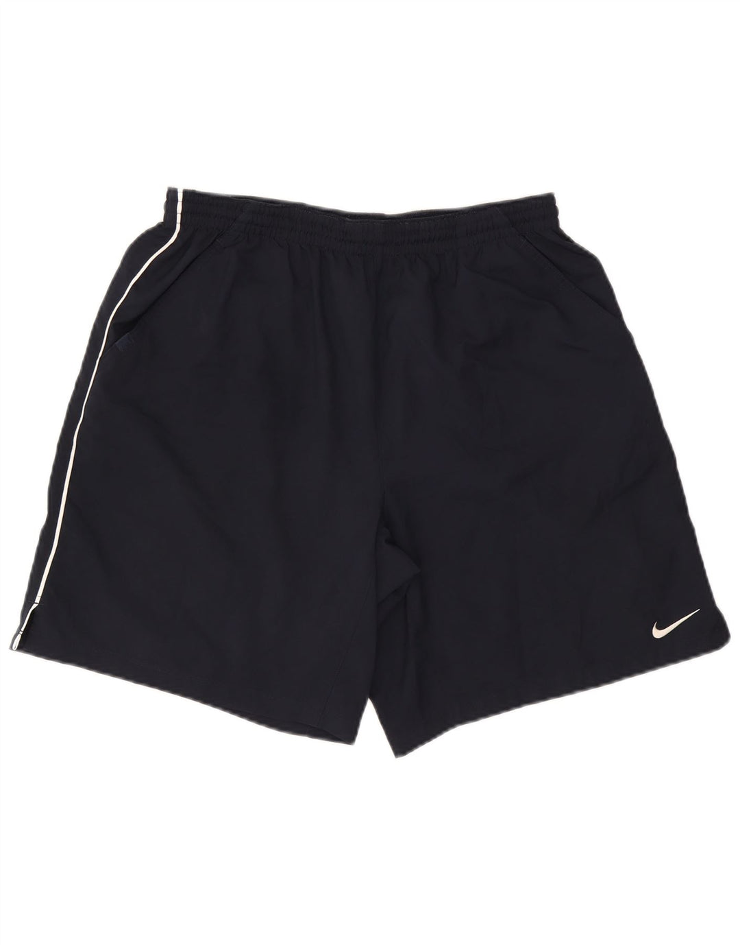 Pantaloncini sportivi Nike da uomo Dri Fit grandi in poliestere blu navy