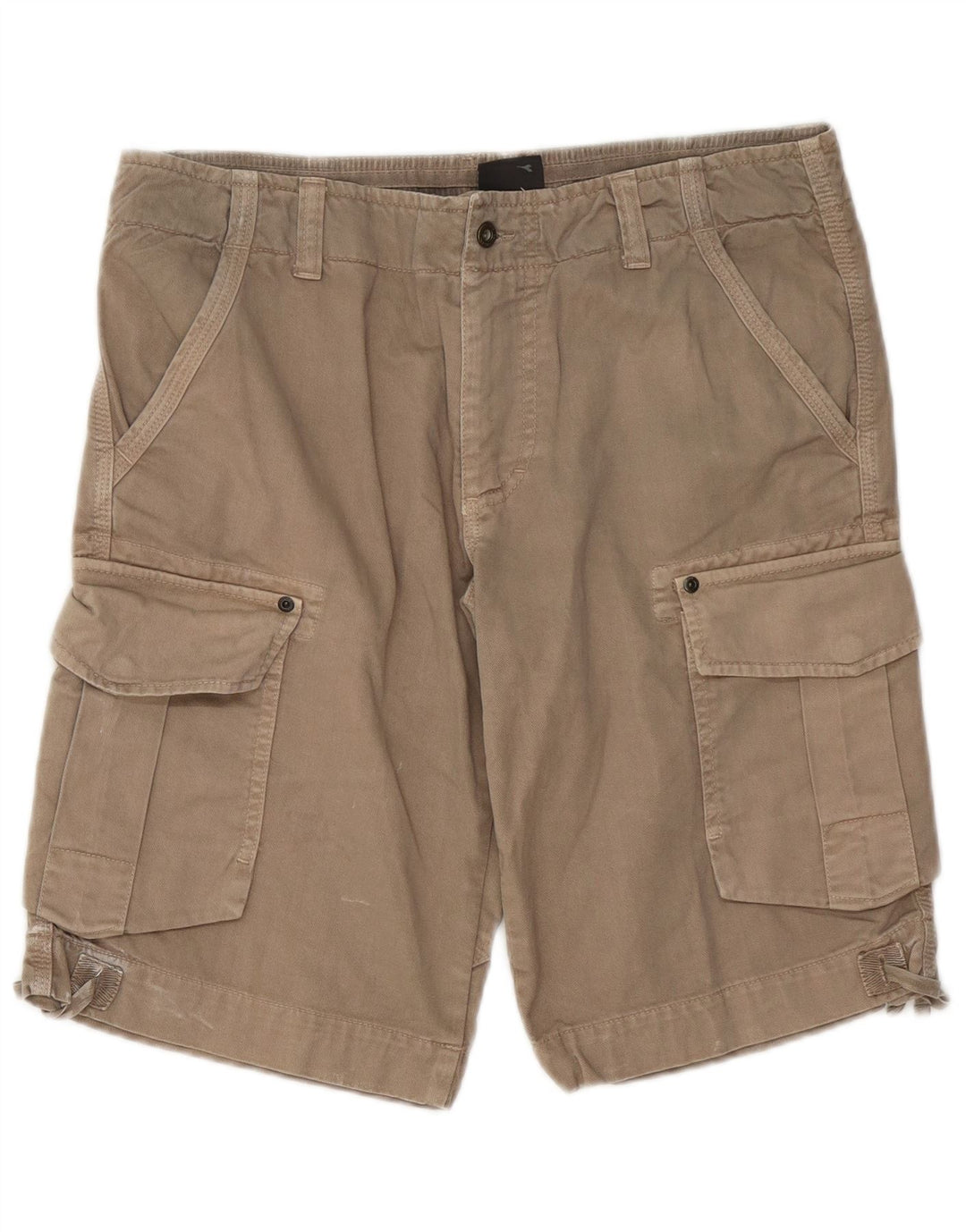 Pantaloncini cargo da uomo Diadora IT 48 Medium W34 Cotone Beige
