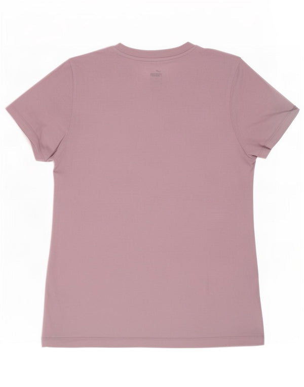 T-shirt da donna Puma UK 12 Medium Pink Colourblock