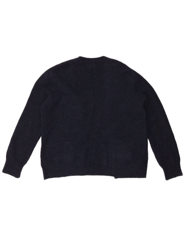 Maglione cardigan da donna Fat Face UK 12 Medio Blu Navy