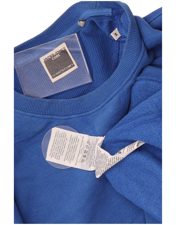 Felpa da uomo Jack & Jones in cotone blu medio
