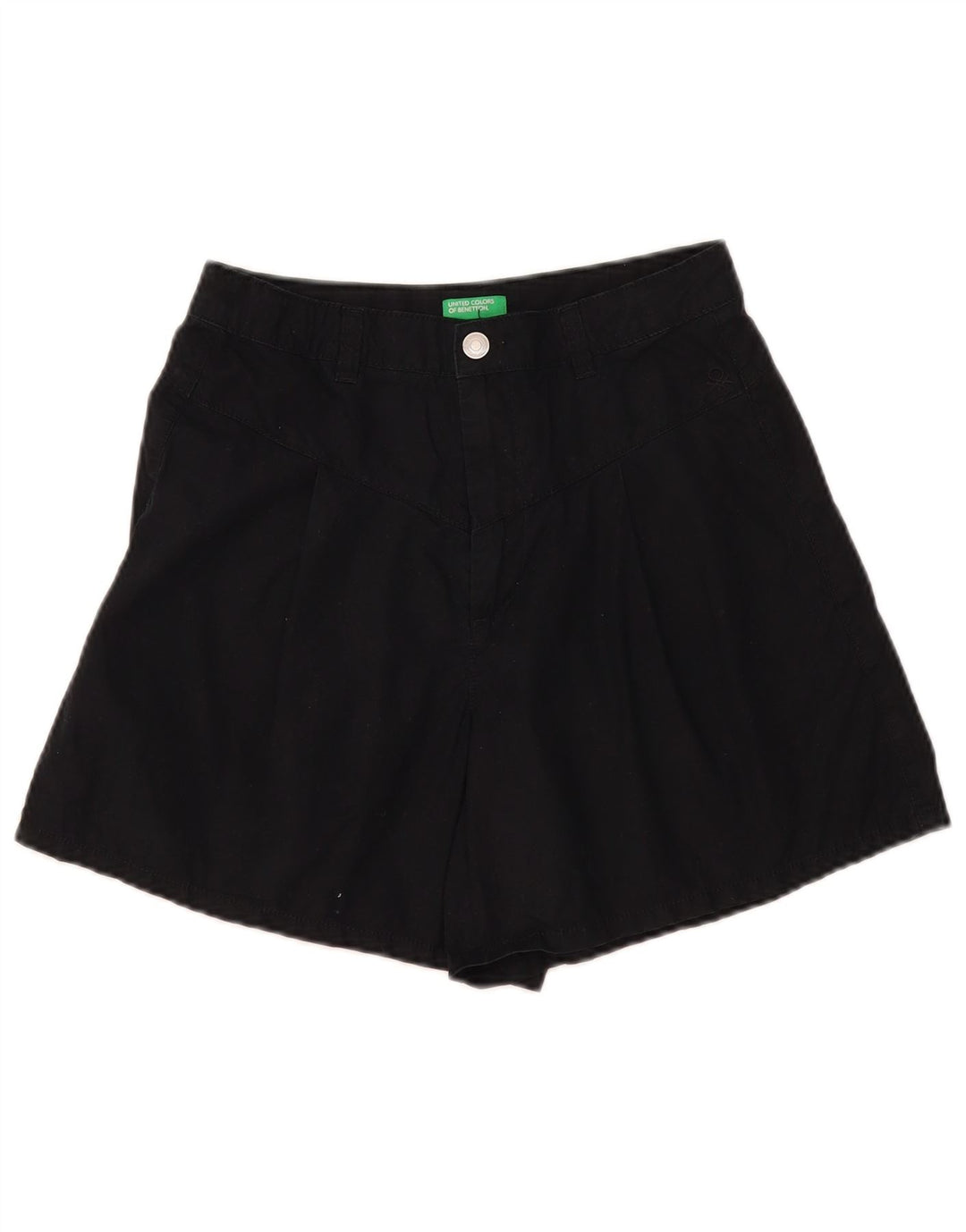 Pantaloncini di jeans da donna Benetton W28 medio neri