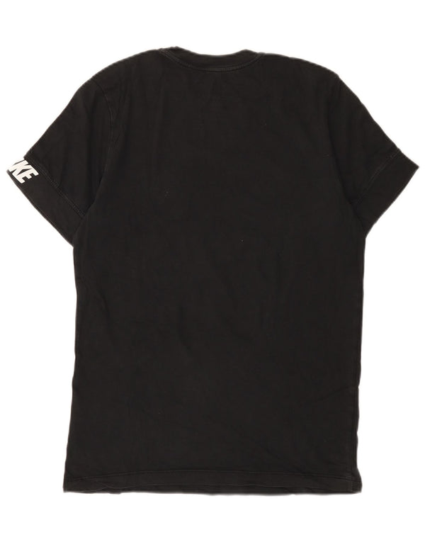 T-shirt grafica da uomo Nike Top Small in cotone nero