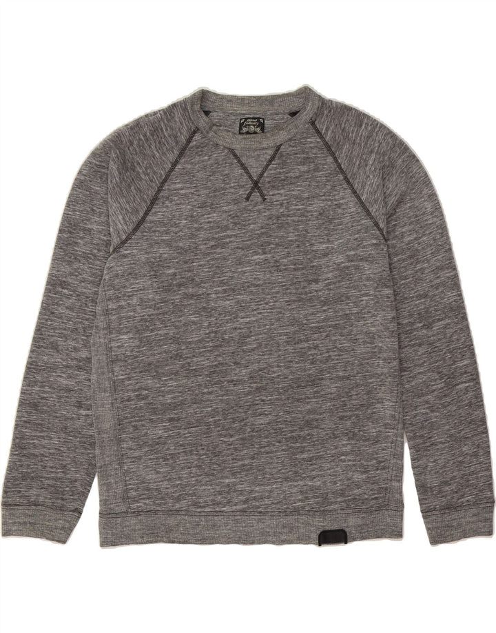 DIESEL Mens Sweatshirt Jumper Large Grey Flecked Polyester Vintage Diesel and Second-Hand Diesel from Messina Hembry 