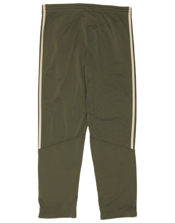Pantaloni della tuta da ragazzo Adidas 13-14 anni in poliestere kaki