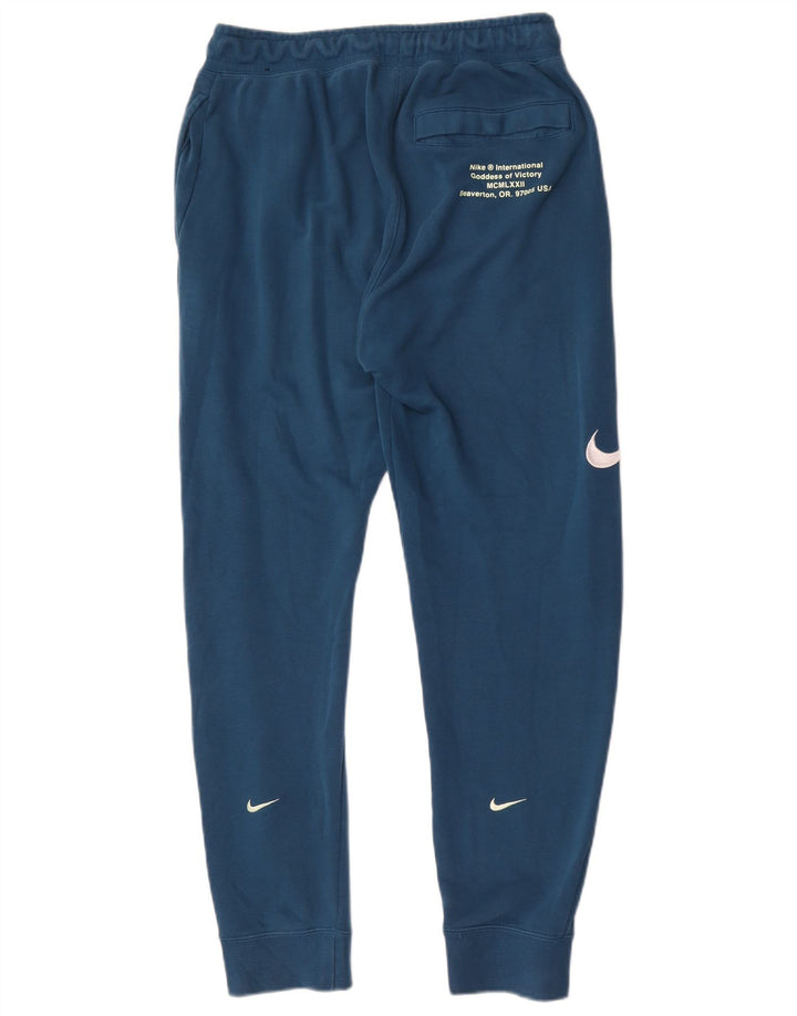 Tuta intera Nike da uomo con grafica piccola in cotone blu