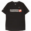 T-shirt grafica Nike Dri Fit da uomo, colore nero medio