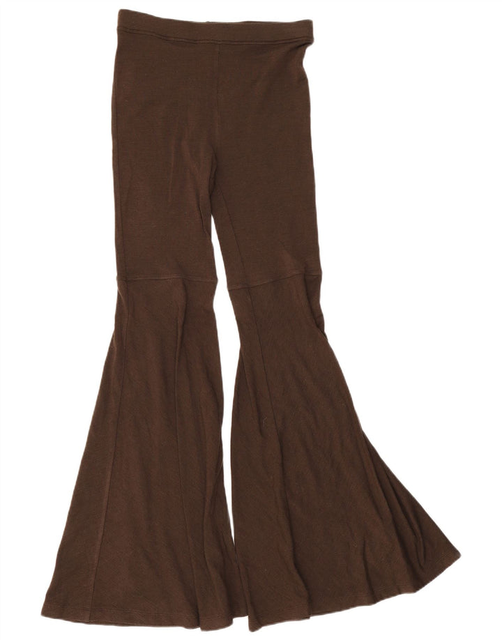 Leggings svasati da donna Roccobarocco UK 8 piccoli marroni