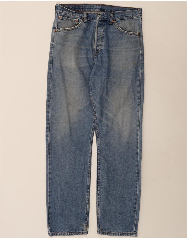 Levi's Uomo 522 Jeans dritti W34 L34 Cotone Blu