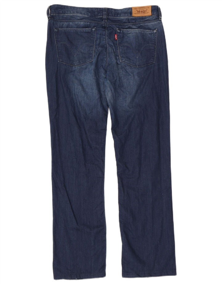 Jeans Levi's 572 Bootcut da donna W31 L28 in cotone blu navy