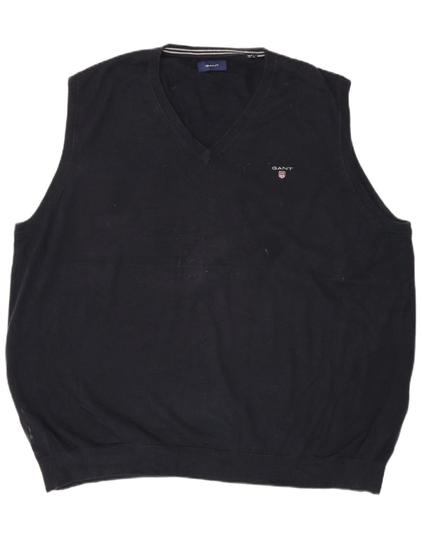 Canotta da uomo Gant 4XL in cotone blu navy