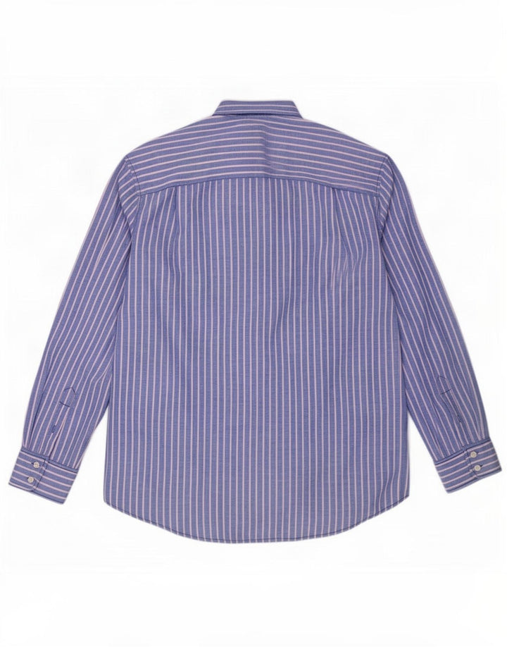 Camicia da uomo Boden Lino gessato blu medio