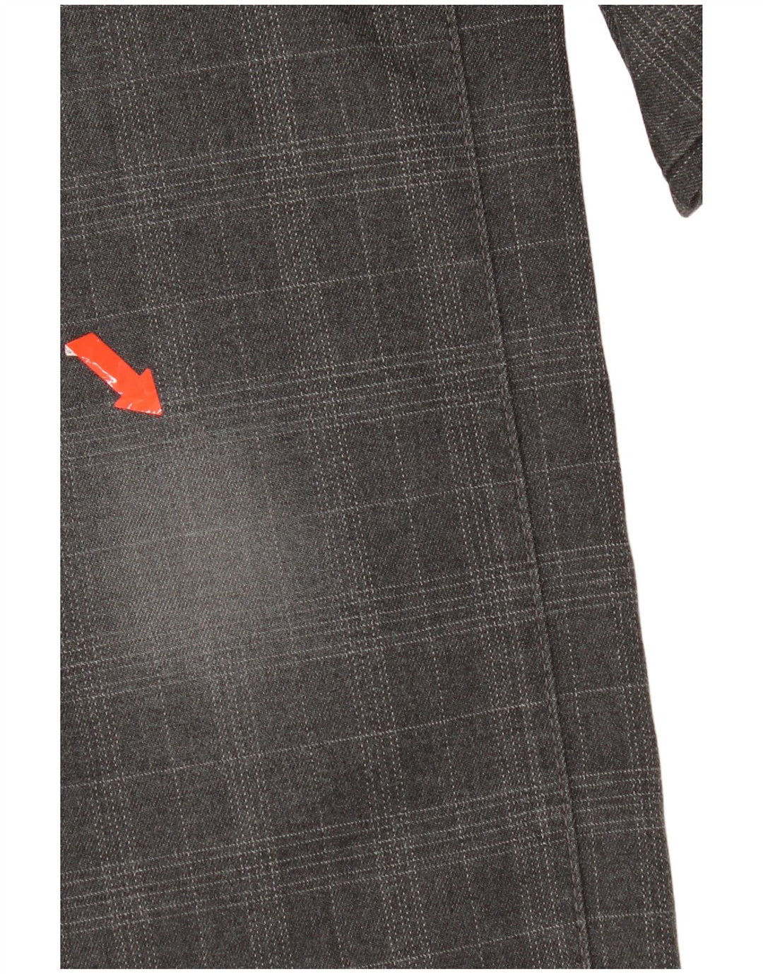 Pantaloni casual slim da donna Gas W28 L32 poliestere a quadri grigi