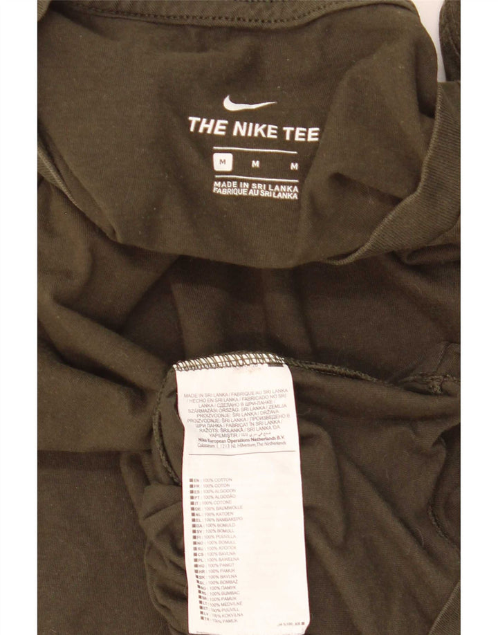 T-shirt da uomo Nike Top in cotone kaki medio