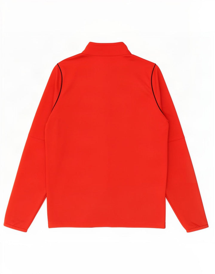 Giacca superiore della tuta Nike da ragazzo Dri Fit 10-11 anni poliestere rosso medio