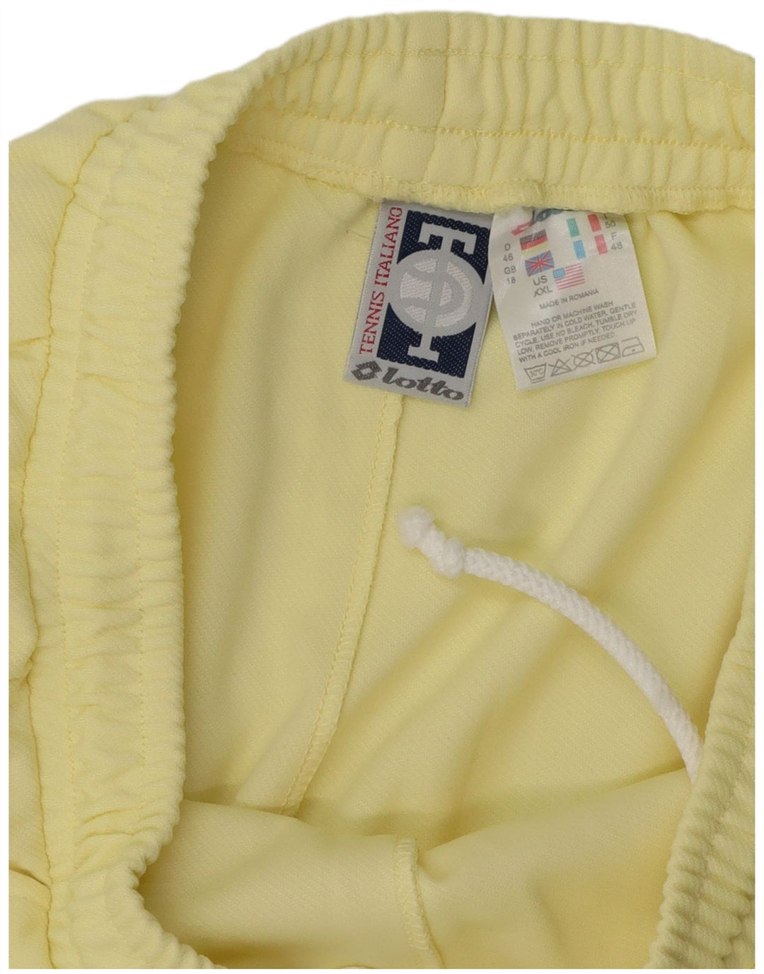 Pantaloni da tuta da donna LOTTO UK 18 XL Poliestere giallo
