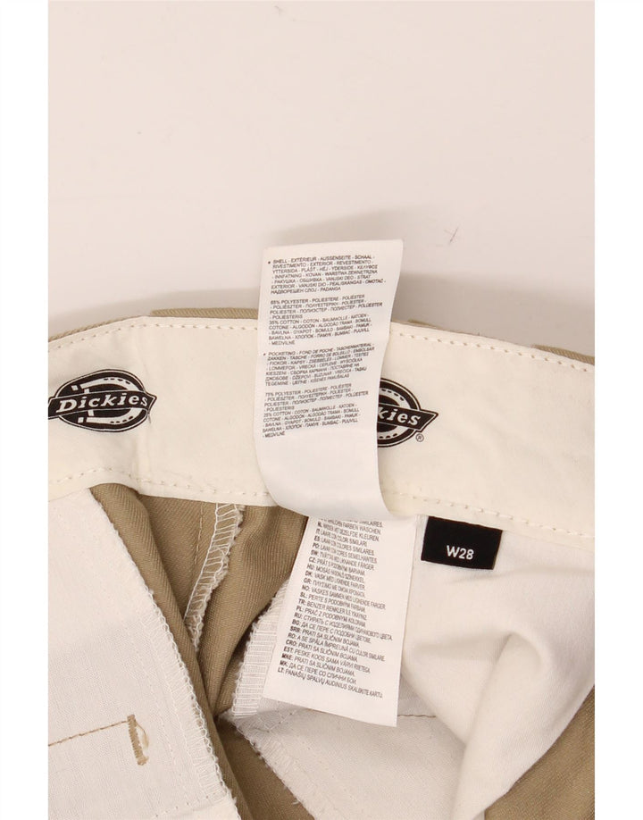 DICKIES Pantaloni chino dritti da uomo W28 L27 Poliestere kaki