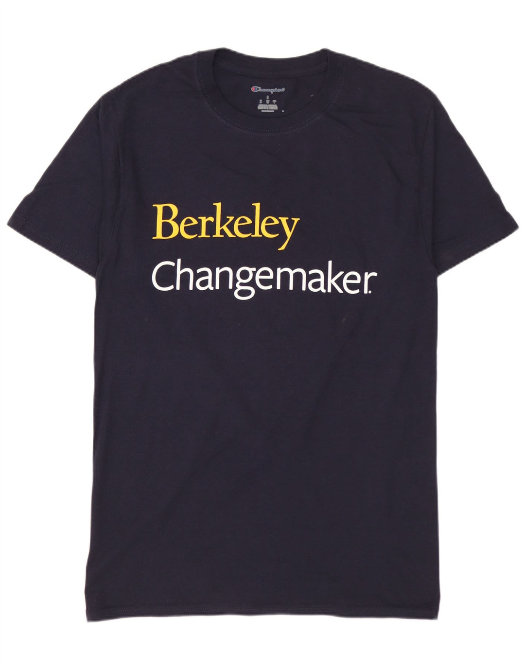 T-shirt grafica da uomo CHAMPION Top piccola blu navy