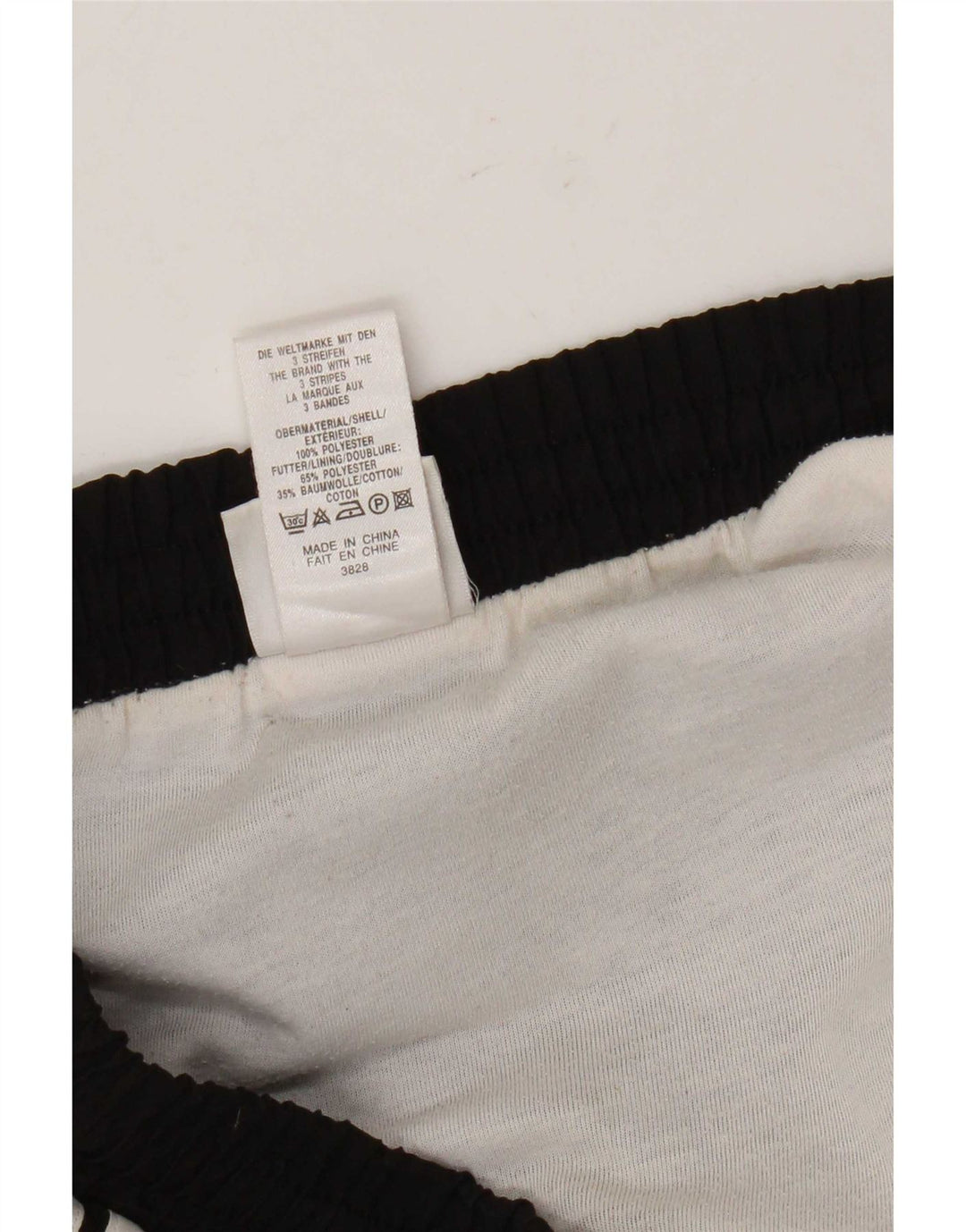 Pantaloncini sportivi da uomo Adidas Medium Black Colourblock in poliestere