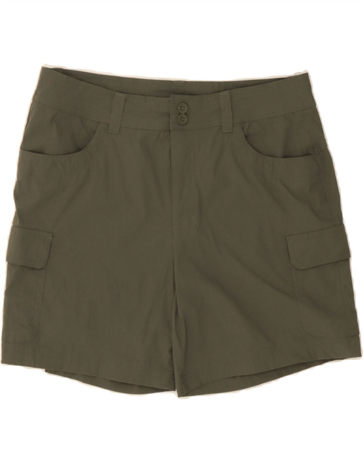 EDDIE BAUER Womens Cargo Shorts US 12 Large W34 Green Nylon Vintage Eddie Bauer and Second-Hand Eddie Bauer from Messina Hembry 