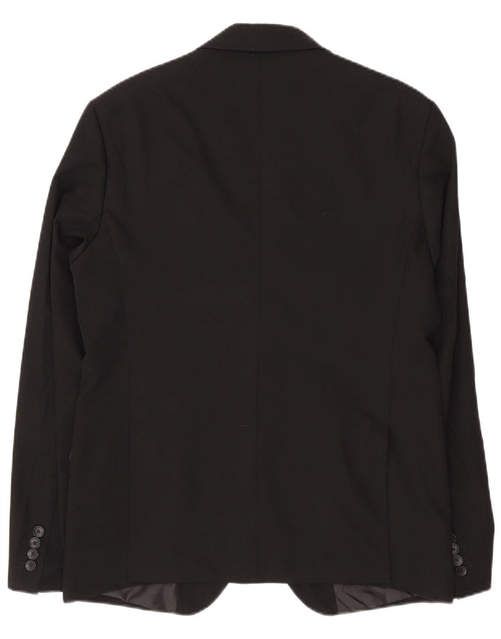 Giacca blazer a 2 bottoni da uomo Zara EU 50 media nera