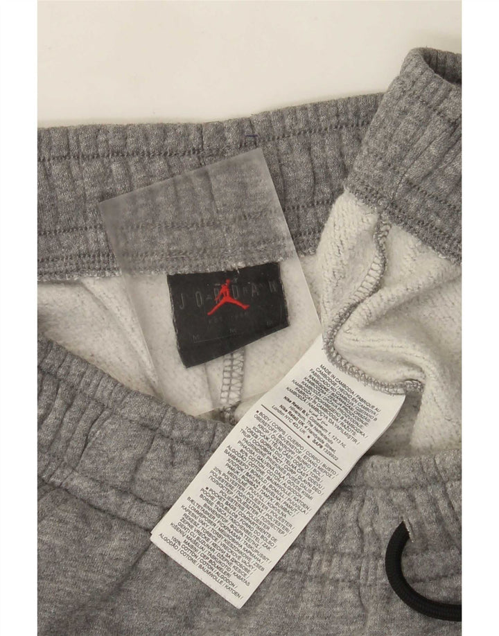 Pantaloni da tuta da uomo Jordan Joggers in cotone chiazzato grigio medio