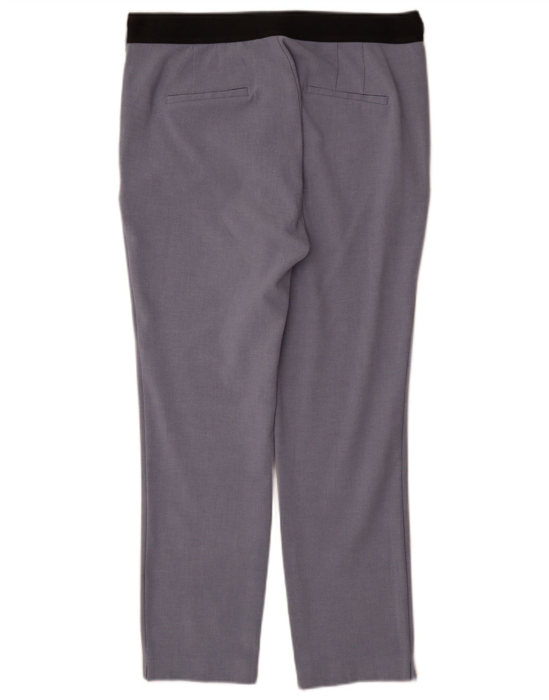 Pantaloni chino dritti da donna Zara XL W32 L27 poliestere blu