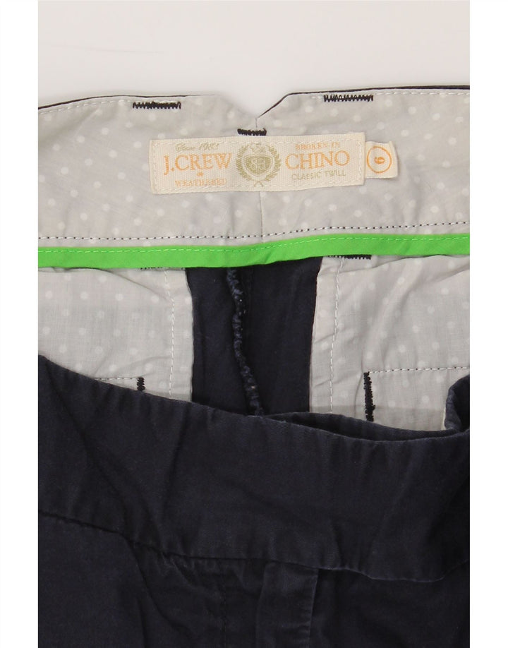 J. CREW Womens Chino Shorts US 6 Medium W30  Navy Blue Vintage J. Crew and Second-Hand J. Crew from Messina Hembry 