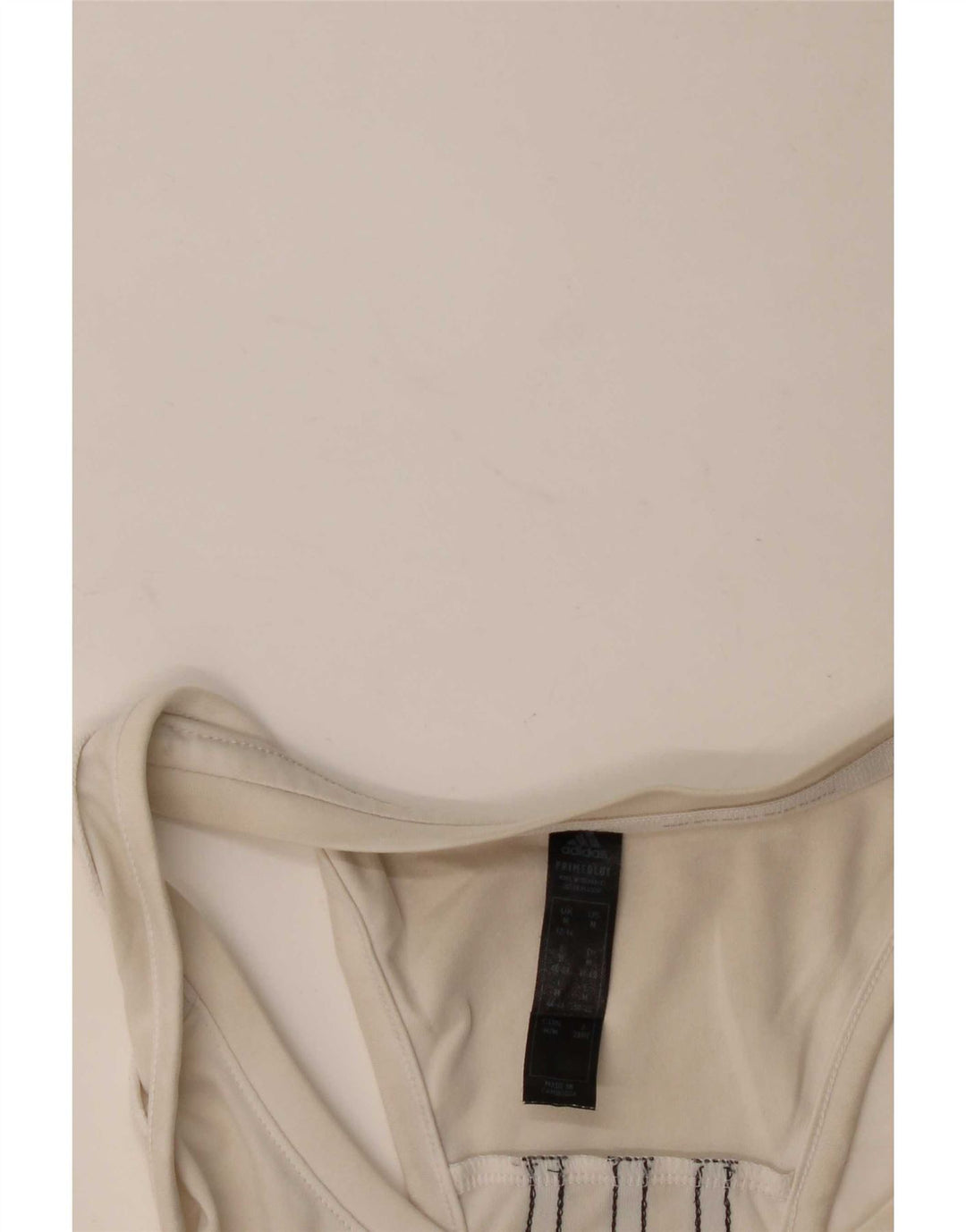 Canotta Adidas Aeroready da donna UK 12/14 Medio Bianco