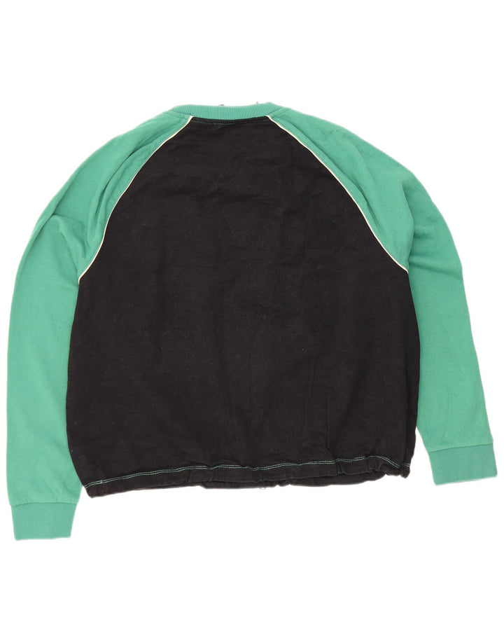 Felpa oversize da donna Zara UK 10 Small Black Colourblock