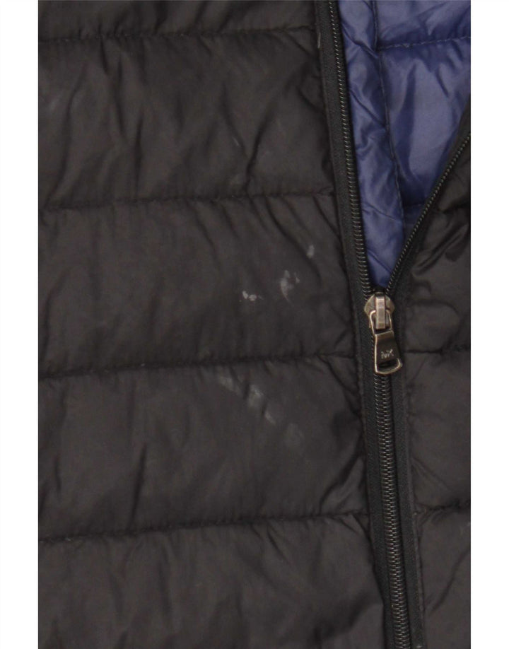 Giacca imbottita da uomo Michael Kors UK 38 piccola in nylon blu navy