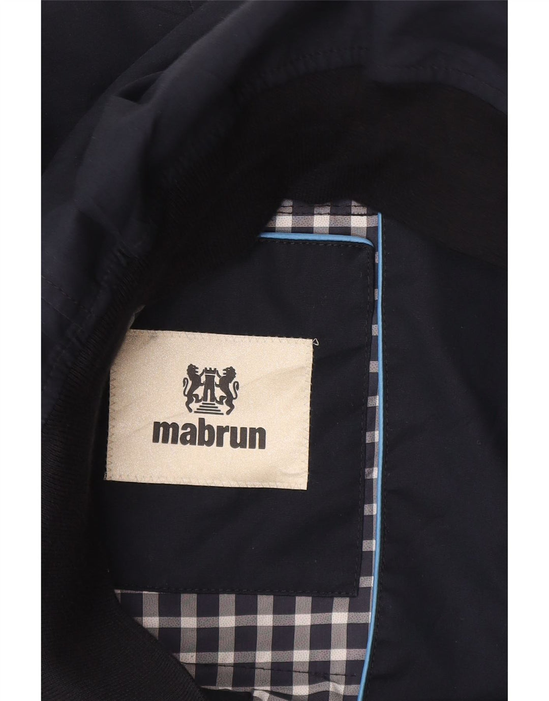 Giubbotto bomber da uomo Mabrun UK 38 medio blu navy