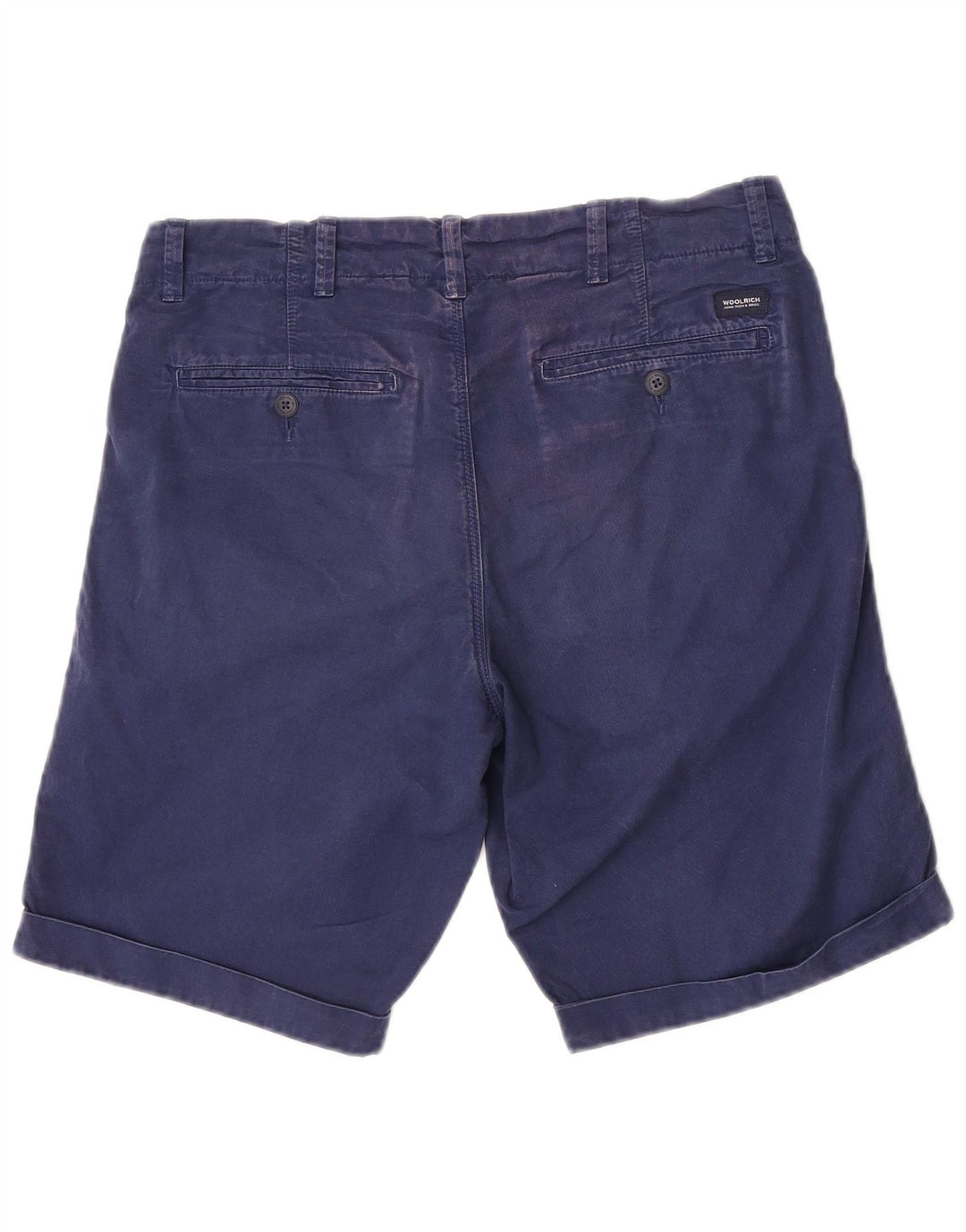 Pantaloncini chino da uomo Woolrich W30 cotone blu navy medio