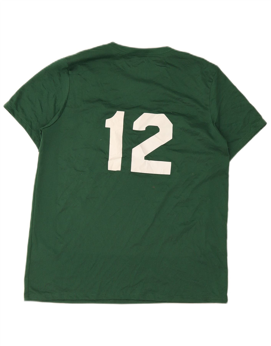 T-shirt grafica Nike Dri Fit da uomo in poliestere verde medio