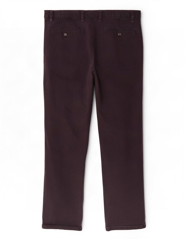 Pantaloni chino regolari da uomo Marks & Spencer W38 L29 cotone blu navy