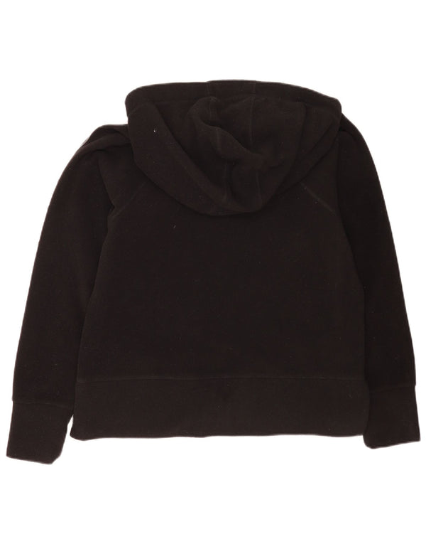 Maglione con cappuccio e zip oversize in pile da donna Calvin Klein UK 10 piccolo nero
